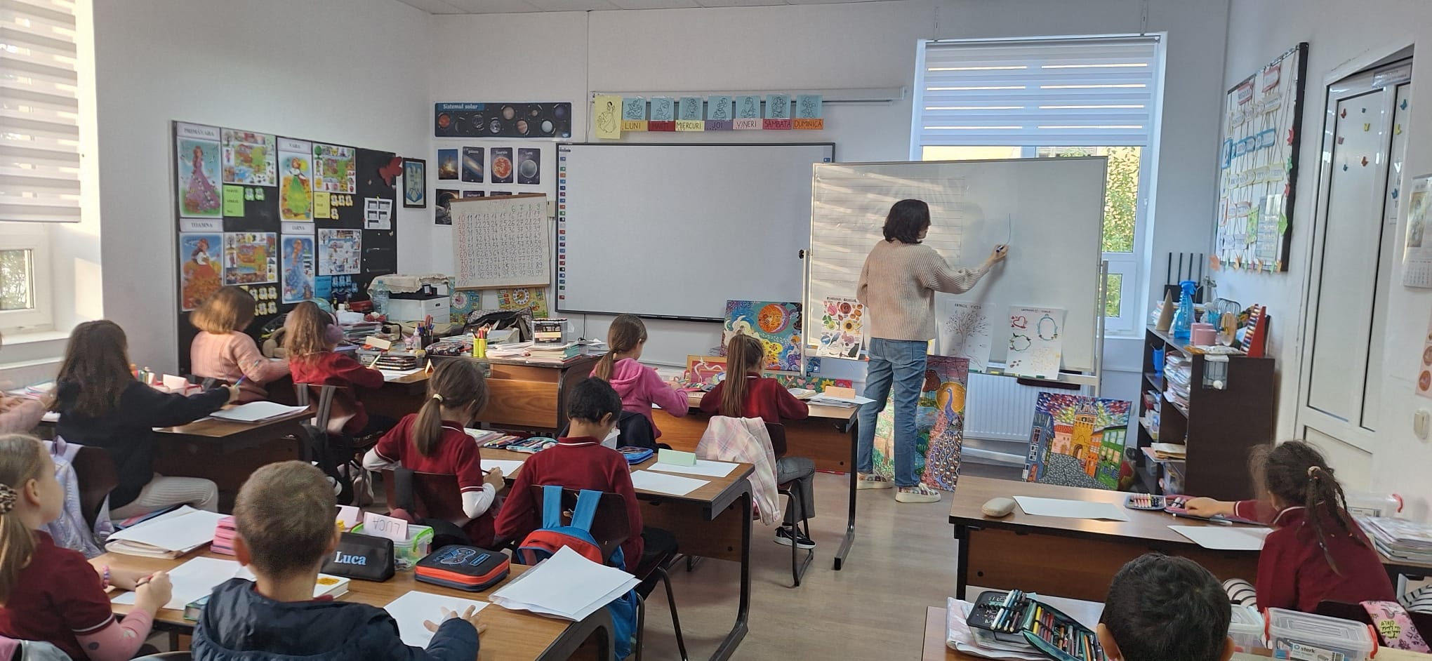 Interiorul liceului