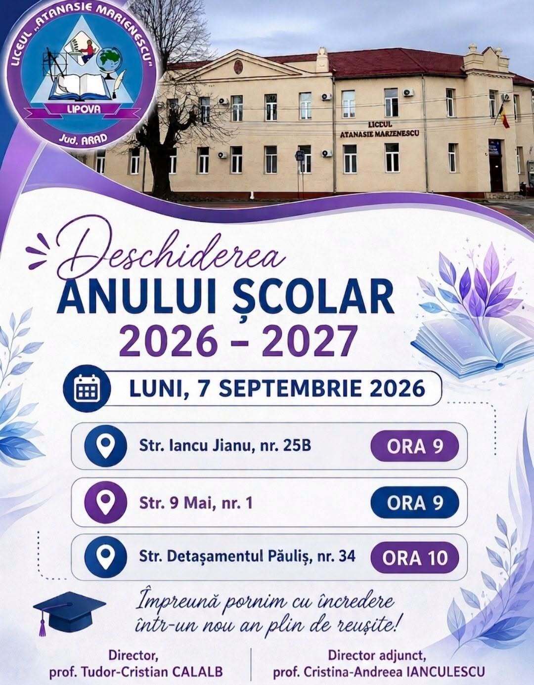 Liceul Atanasie Marienescu Lipova